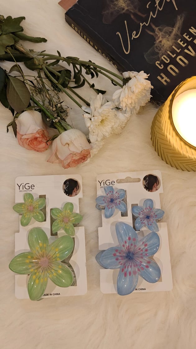 Floral Hair Clutchers (Set of 3) thumbnail 2